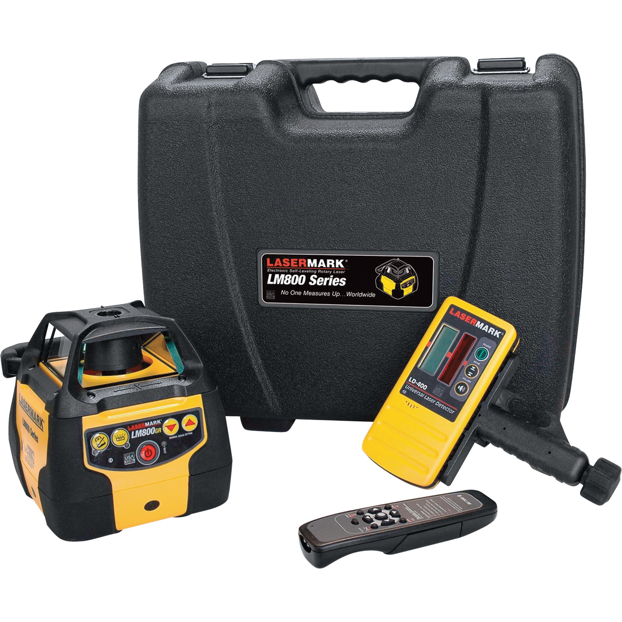CST/Lasermark Self-Leveling Rotary Laser Level with Dual Manual Grade — Model# 57-LM800GR